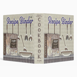 Vintages Rezept 3,8 Cm Ordner