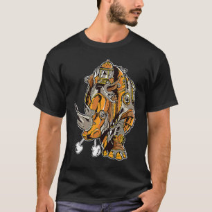 Vintages Rhinoceros Unicorn Rhino Künstlerisches T T-Shirt