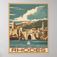 Vintages Rhodos Griechenland - Rhodos Island Griec