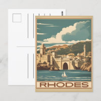 Vintages Rhodos Griechenland - Rhodos Island Griec