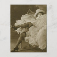 Vintages riskantes Dancing Girl Foto