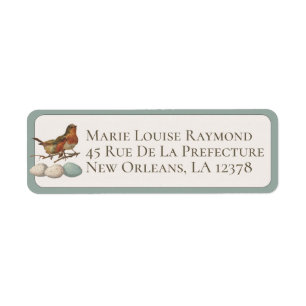Vintages Robin Bird Egal, für das eine benutzerdef