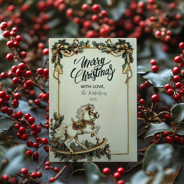 Vintages Rockhorn Weihnachten (Von Creator hochgeladen)