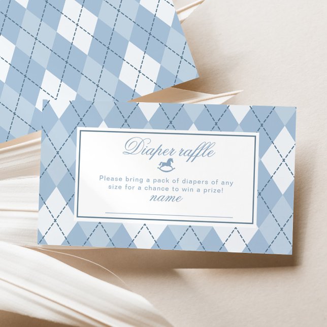 Vintages Rockpferd Blue Diaper Begleitkarte (Von Creator hochgeladen)