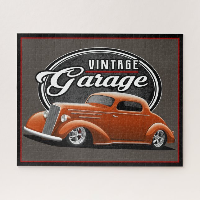 Vintages Rod Garage 1935 Puzzle (Horizontal)