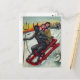 Vintages Rodelkrampus Postkarte (Vorderseite/Rückseite Beispiel)