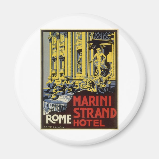 Vintages Rom Magnet (Vorne)