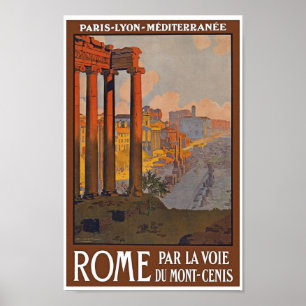 Vintages Rom-Reiseplakat Poster