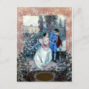 Vintages Romeo und Julia Poster Postkarte