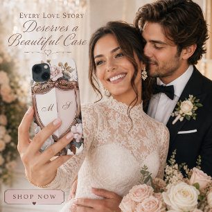 Vintages Rosa-Peonies-Rokoko Hochzeitsstift Wappen Case-Mate iPhone Hülle