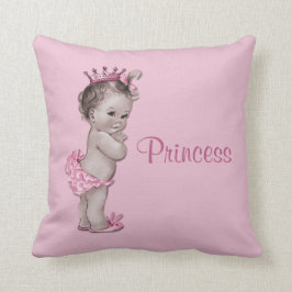 Vintages Rosa Prinzessin-Baby Kissen