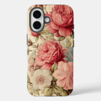 Vintages Rosa und Rote Rosen Aquarellbilder