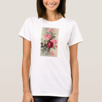 Vintages Rosa und Rote Rosen
