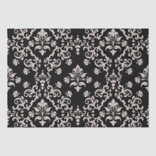 Vintages rosa und schwarzes Schleifpapier Seidenpapier