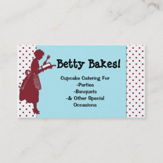 Vintages Rot u. Aqua, die in Verbindung stehende Visitenkarte