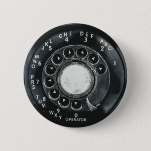 Vintages Rotary Phone Button