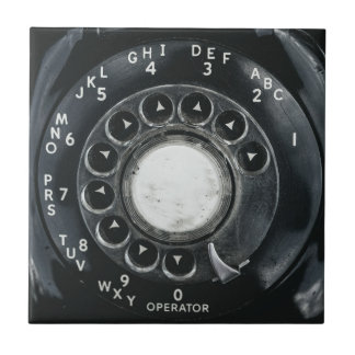 Vintages Rotary Phone Fliese