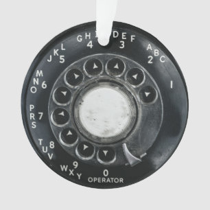 Vintages Rotary Phone Ornament
