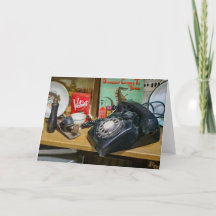 Vintages Rotary Phone Stillleben