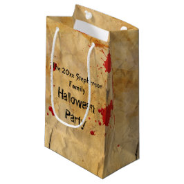 Vintages rotes Blut-Spritzer-Halloween-Party Kleine Geschenktüte