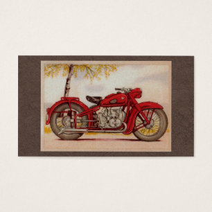 Vintages rotes Motorrad