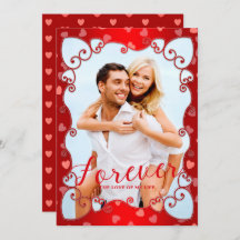 Vintages Rotes Valentinstag Rosa Herz Foto