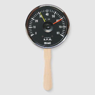 Vintages Round-Analog-Auto-Tachometer Fächer