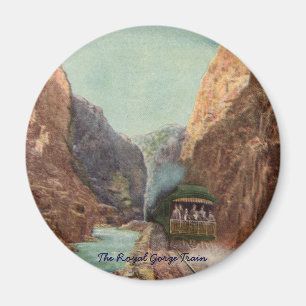 Vintages Royal Gorge Train Magnet