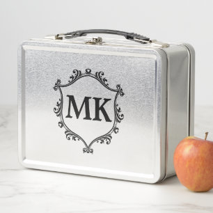 Vintages Royal Schild personalisierter Name Monogr Metall Brotdose