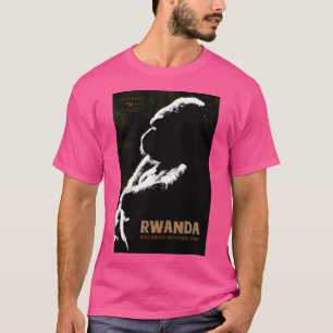Vintages Ruanda-Reiseplakat T-Shirt