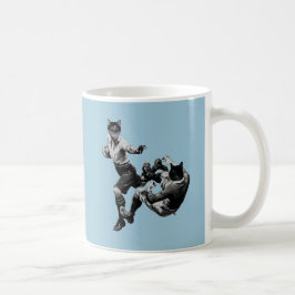 Vintages Rugby-Spiel Kaffeetasse