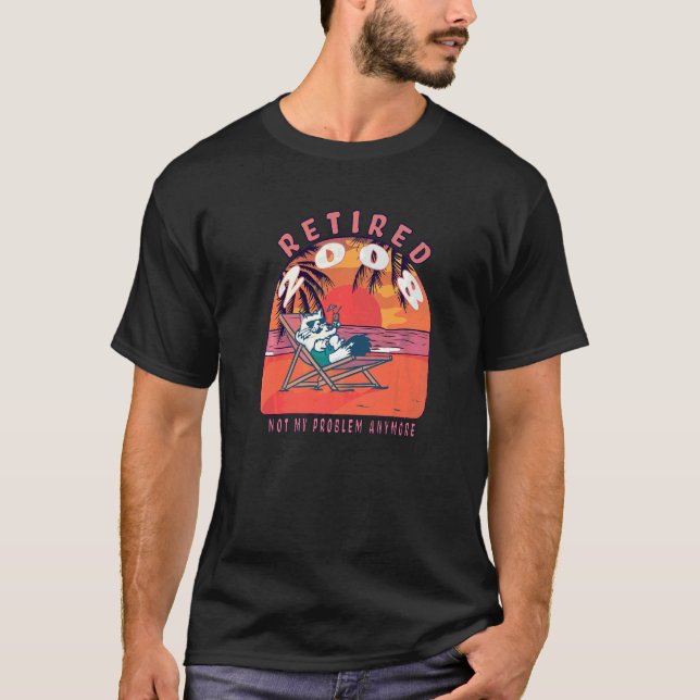 Vintages Ruhestand 2008 T-Shirt (Vorderseite)
