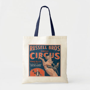 Vintages Russell Brothers Circus Poster. Tragetasche