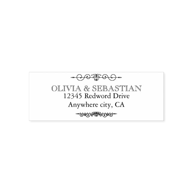 Vintages rustikales Altbau Viktorianische Hochzeit Permastempel (Design)