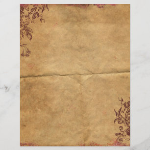 Vintages Rustikales Altpapier