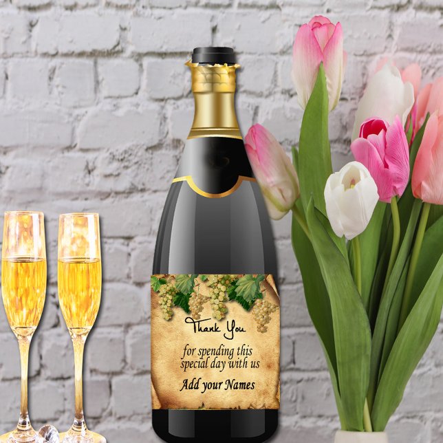 Vintages rustikales Papier Weintrauben Grüne Traub (Von Creator hochgeladen)