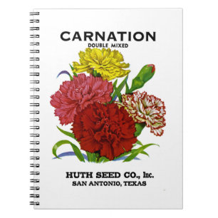 Vintages Saatgut Notizblock