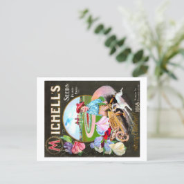 Vintages Saatgut Postkarte