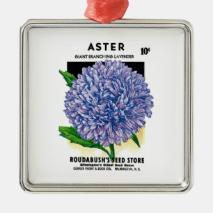 Vintages Saatgut Silbernes Ornament