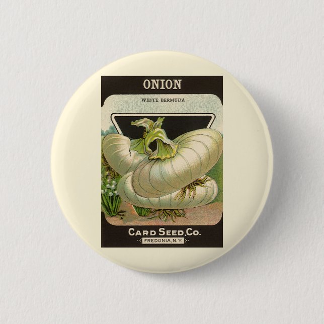 Vintages Saatgutpackungslabel "Best Western Union  Button (Vorderseite)