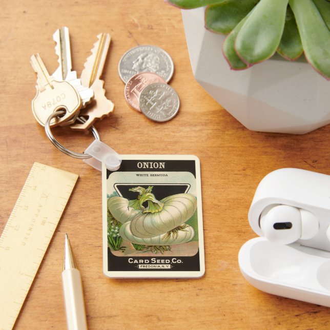 Vintages Saatgutpackungslabel "Best Western Union  Schlüsselanhänger (Schreibtisch)