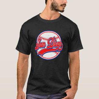 Vintages San Diego Stadtbild Baseball für Männer F T-Shirt