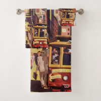 Vintages San Francisco Cable Cars Travel Poster Ar
