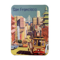 Vintages San Francisco Cable Cars Travel Poster Ar