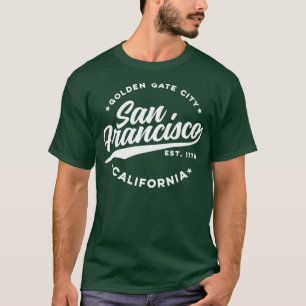 Vintages San Francisco California Golden Gate City T-Shirt