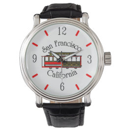 Vintages San Francisco Kabelauto Armbanduhr
