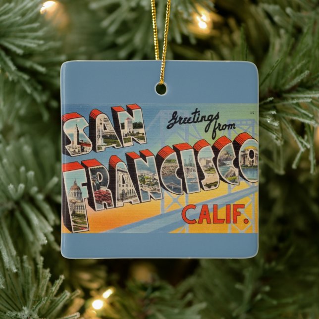 Vintages San Francisco Ornament (Baum)