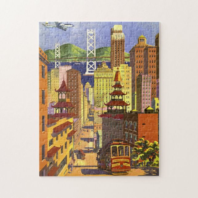 Vintages San Francisco Puzzle (Vertikal)