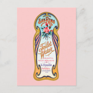 Vintages San Remo WC Wasserzeichen Postkarte