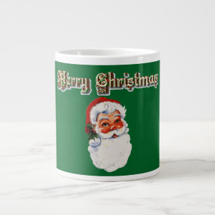 Vintages Santa Face Jumbo-Tasse